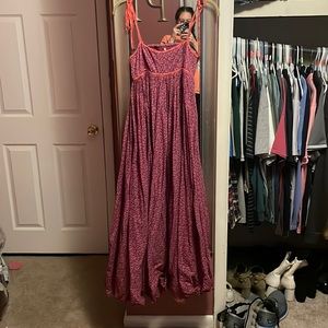 Free people cut out back midi